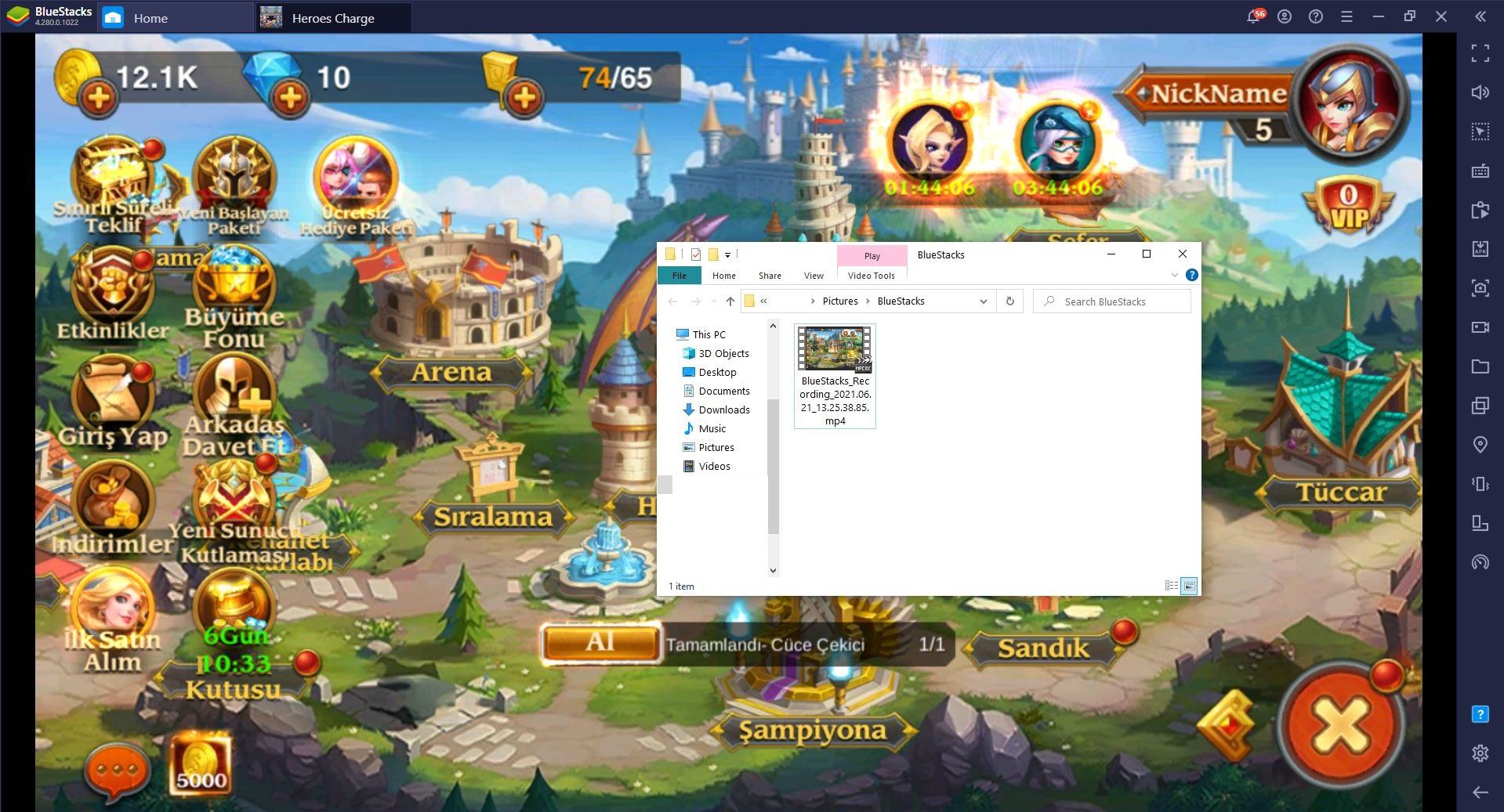 Heroes Charge Oyununu BlueStacks ile Bilgisayarınızda Oynayın