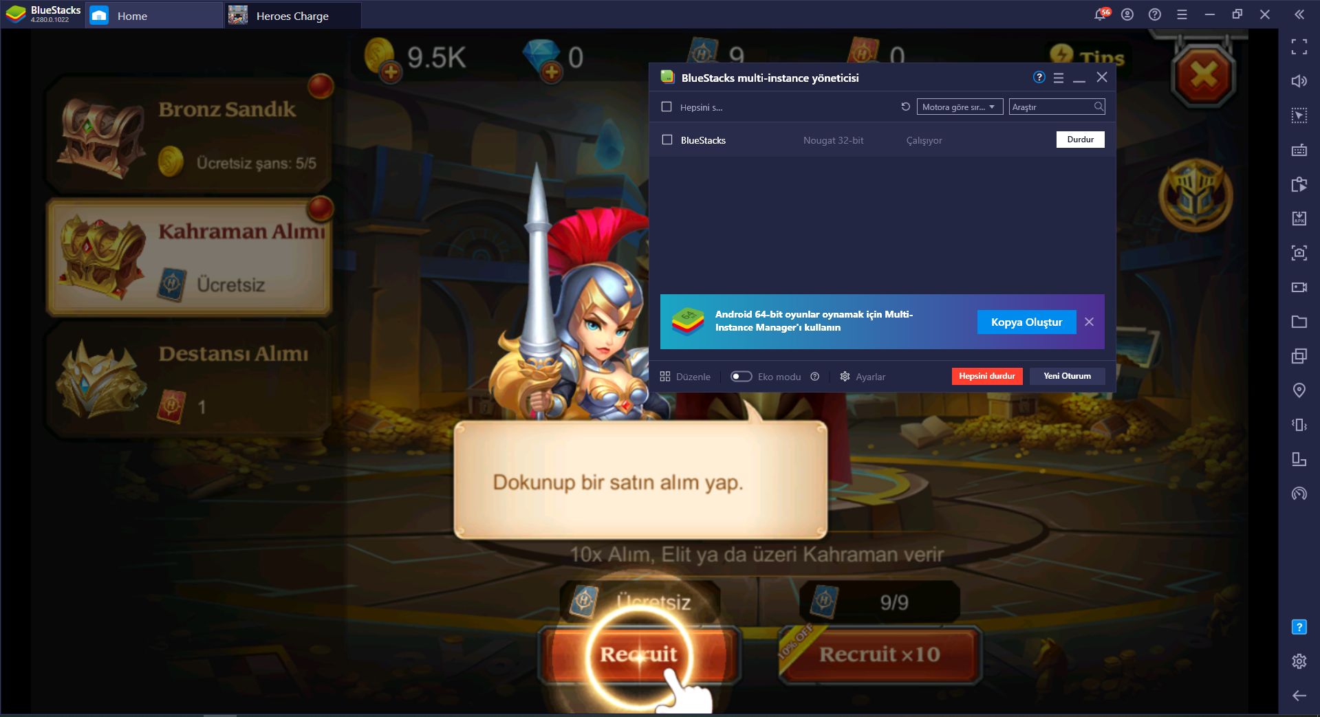 Heroes Charge Oyununu BlueStacks ile Bilgisayarınızda Oynayın