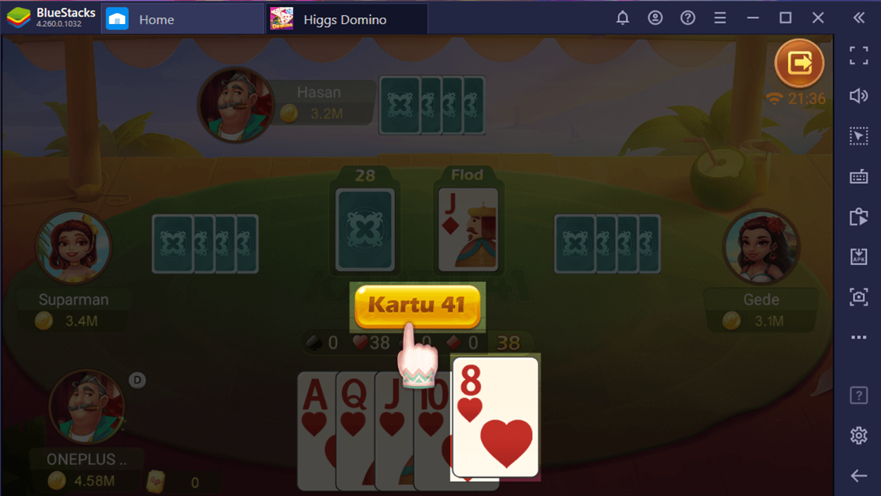 Pengenalan Permainan Kartu 41 di Higgs Domino Island