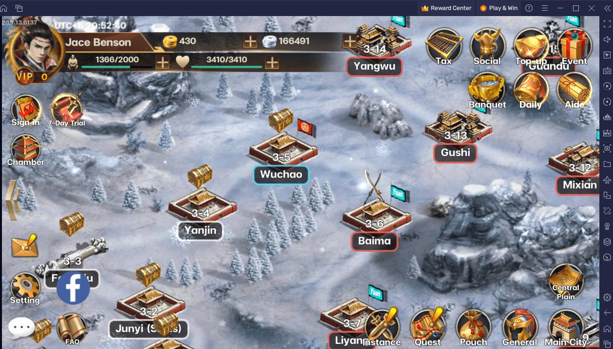 How to Play and Install Heroes Kingdom: Samkok M on PC with BlueStacks