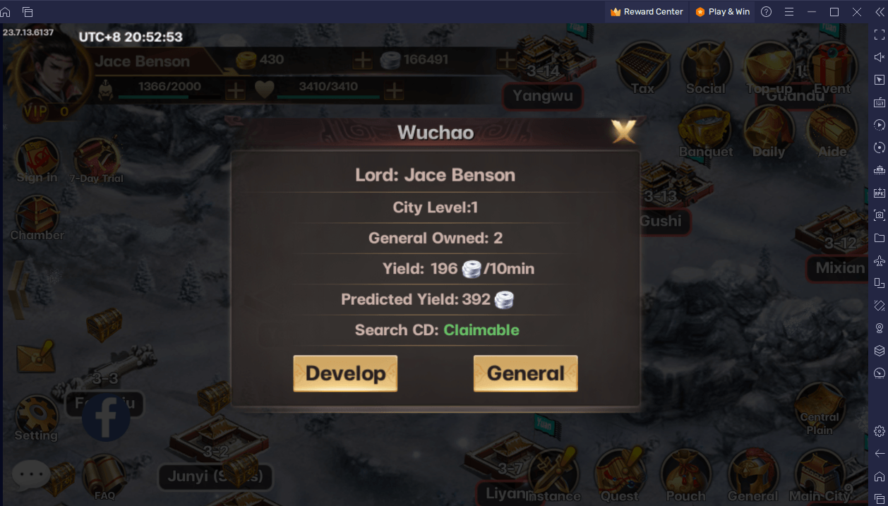 How to Play and Install Heroes Kingdom: Samkok M on PC with BlueStacks