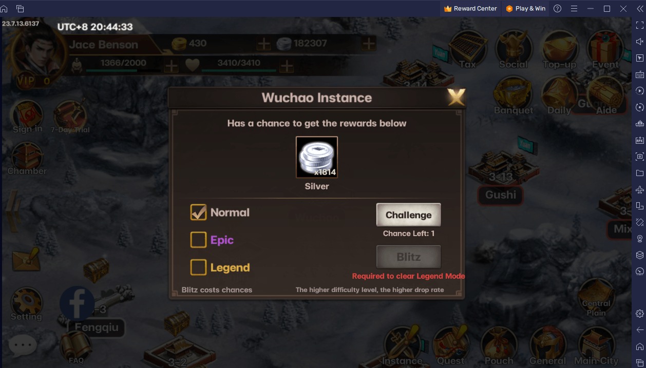 Farming EXP and Other Resources in Heroes Kingdom: Samkok M