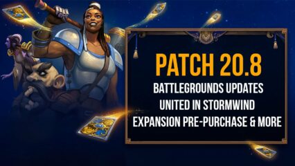 Hearthstone Patch 20.8 konzentriert sich auf bevorstehende United in Stormwind-Erweiterung, Schlachtfelder und Darkmoon-Preise