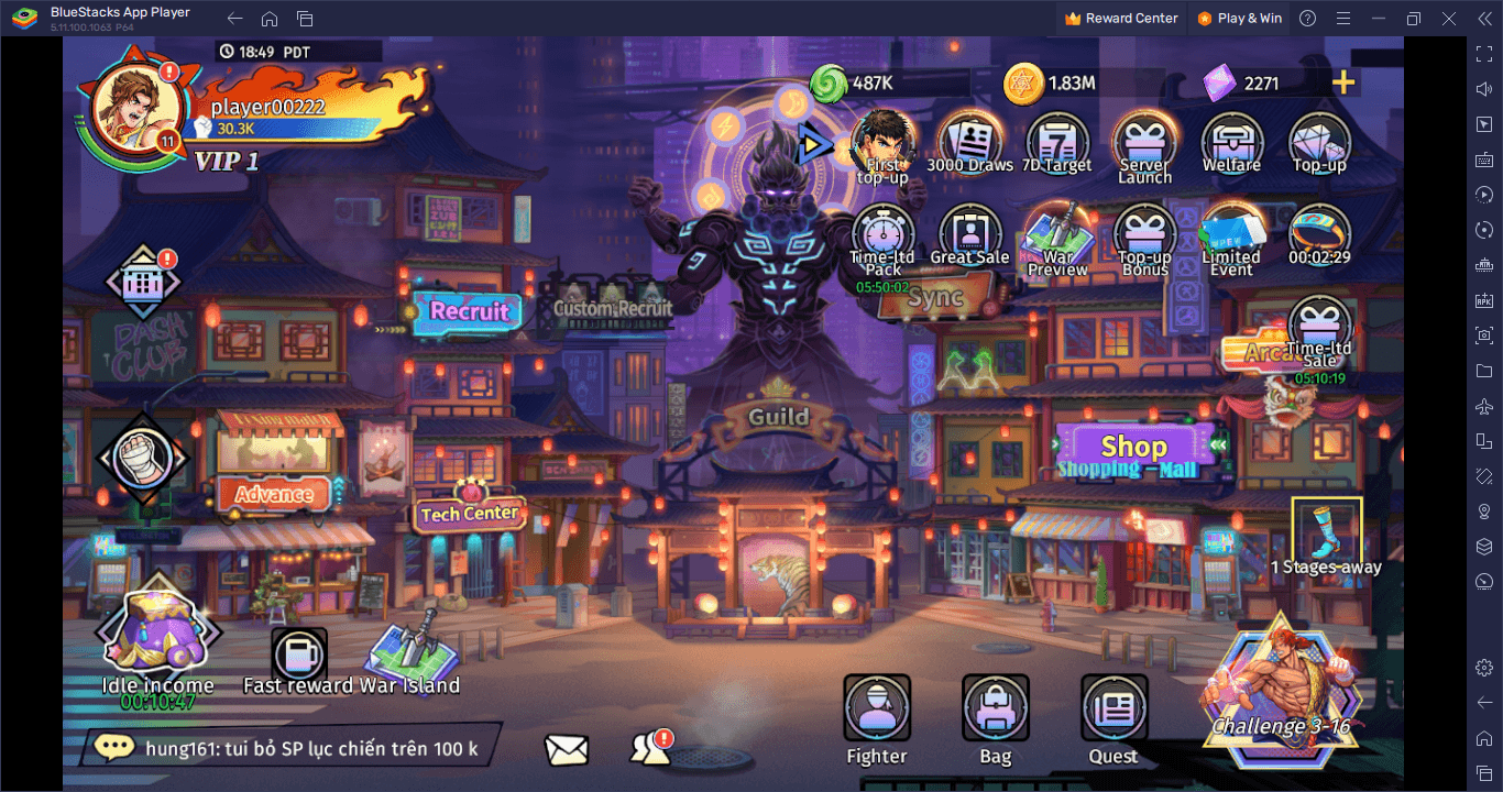 Panduan Memainkan Legend of Fighters: Duel Star Di PC Menggunakan BlueStacks