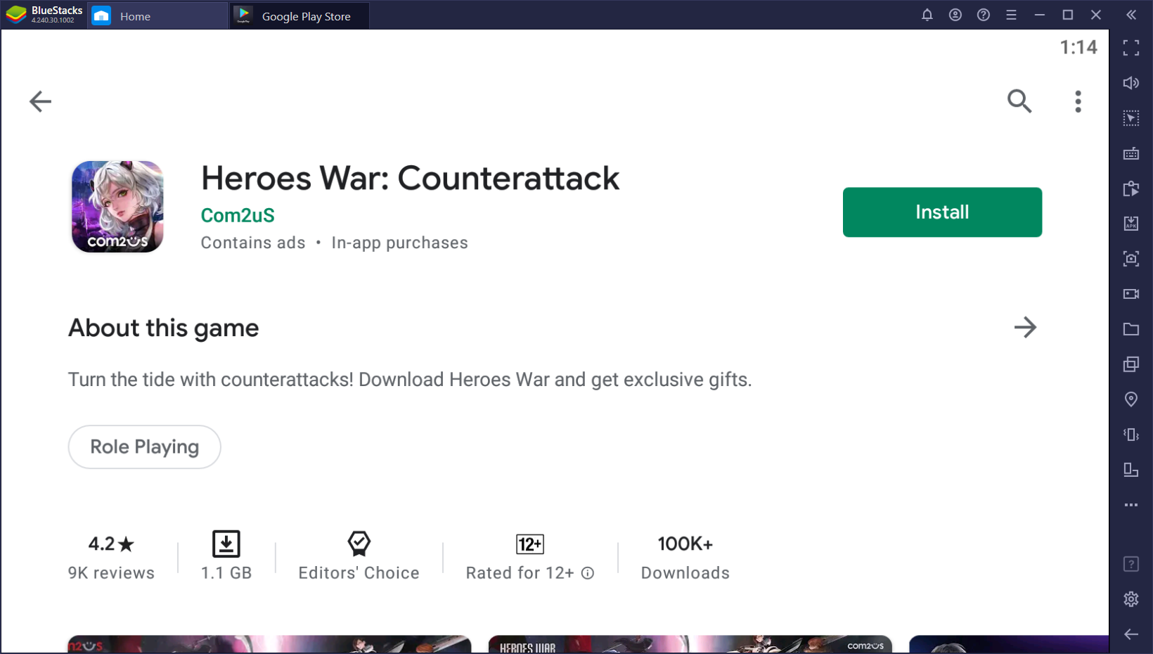Heroes War: Counterattack di PC - Cara Memainkan RPG Strategi Terbaru Com2Us di PC Menggunakan BlueStacks