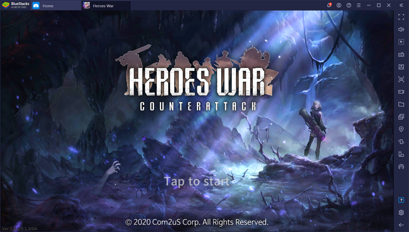 Heroes War: Counterattack di PC – Cara Memainkan RPG Strategi Terbaru Com2Us di PC Menggunakan BlueStacks