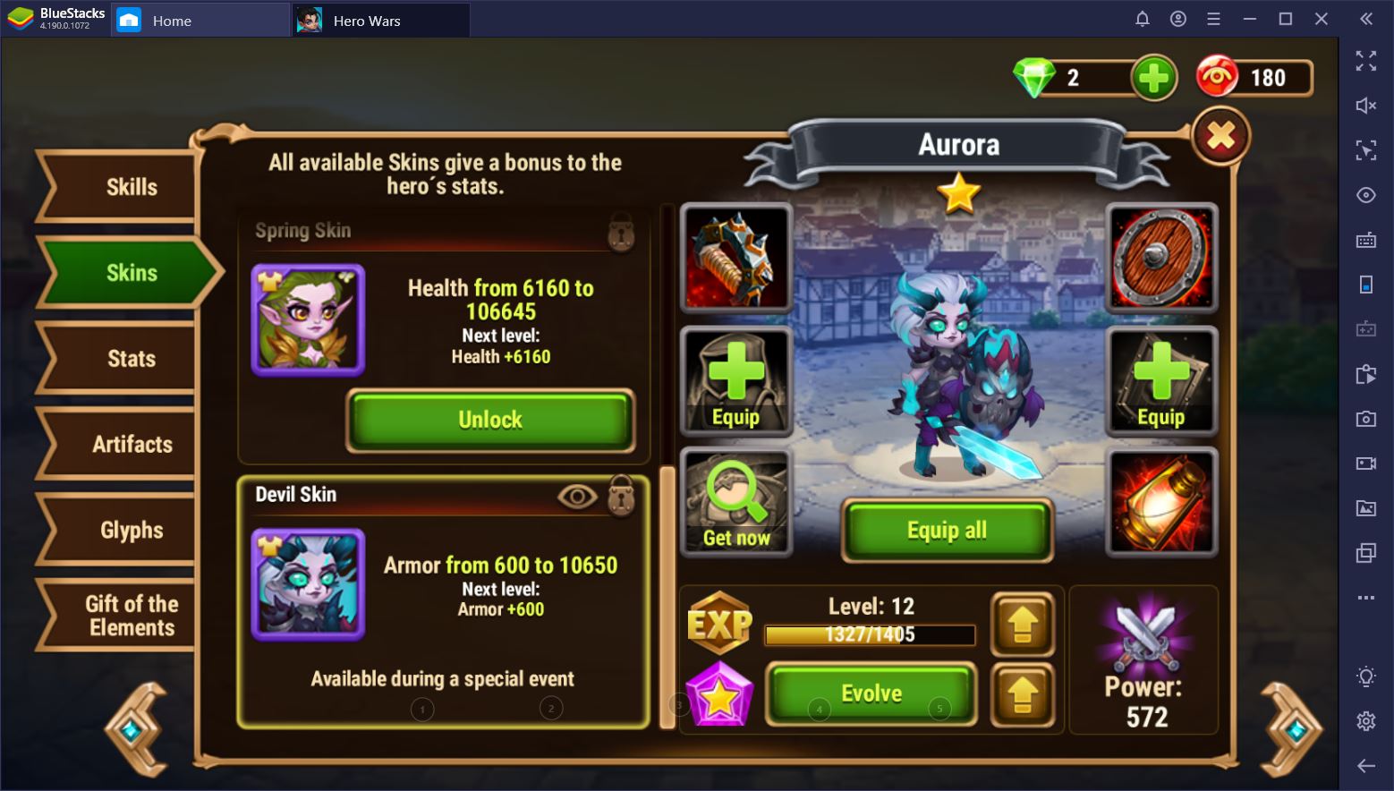 Hero Wars on PC – Guide to the Best Skins