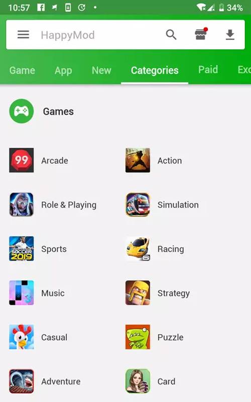 Happymod - Apps Game notes para iPhone - Descargar