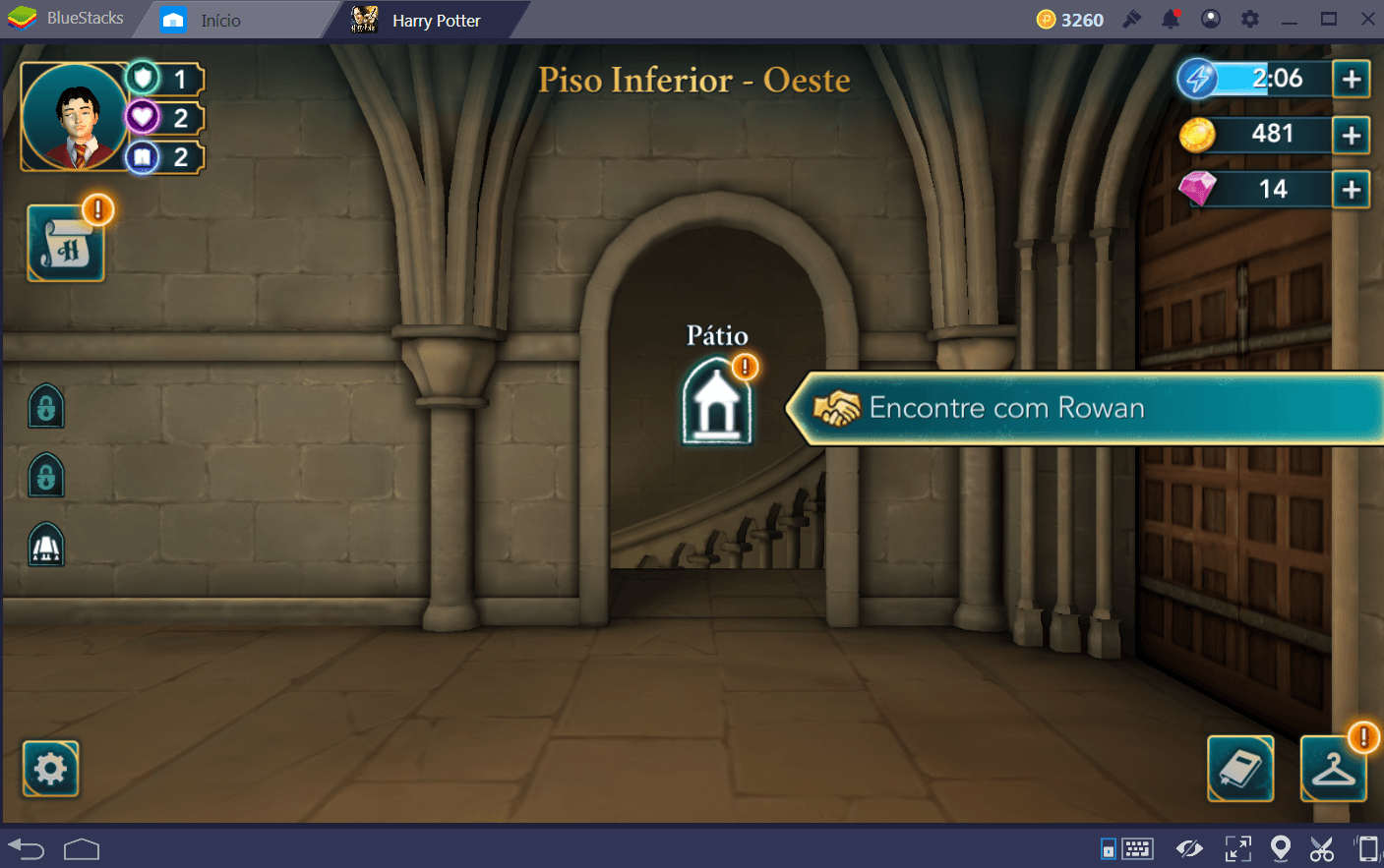 Guia de energia em Harry Potter: Hogwarts Mystery