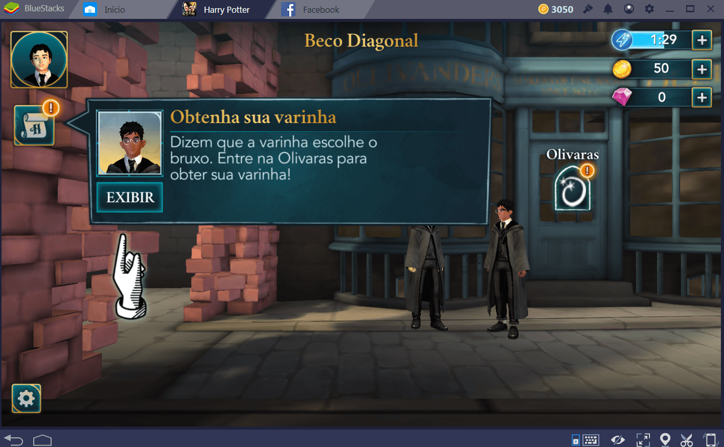 Guia de varinhas em Harry Potter: Hogwarts Mystery