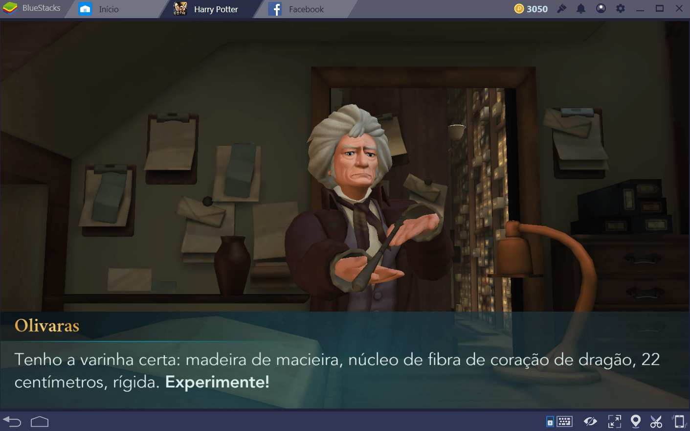 Guia de varinhas em Harry Potter: Hogwarts Mystery