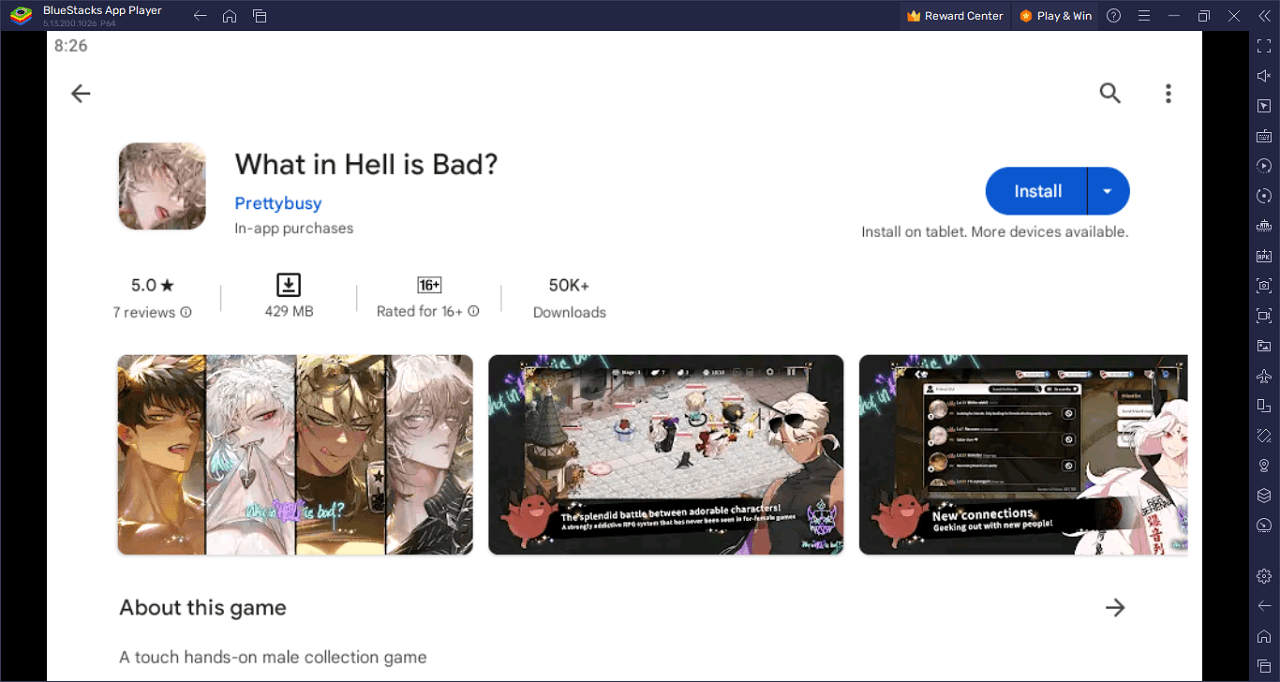 How to Play What in Hell is Bad? on PC With BlueStacks