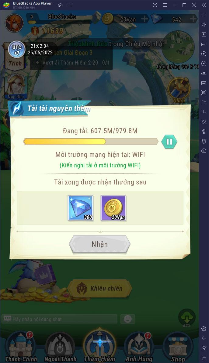 Trải nghiệm Hero AFK: Vương Quyền Chiến VNG trên PC với BlueStacks