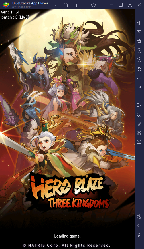 Hero Blaze Three Kingdoms Gift Codes