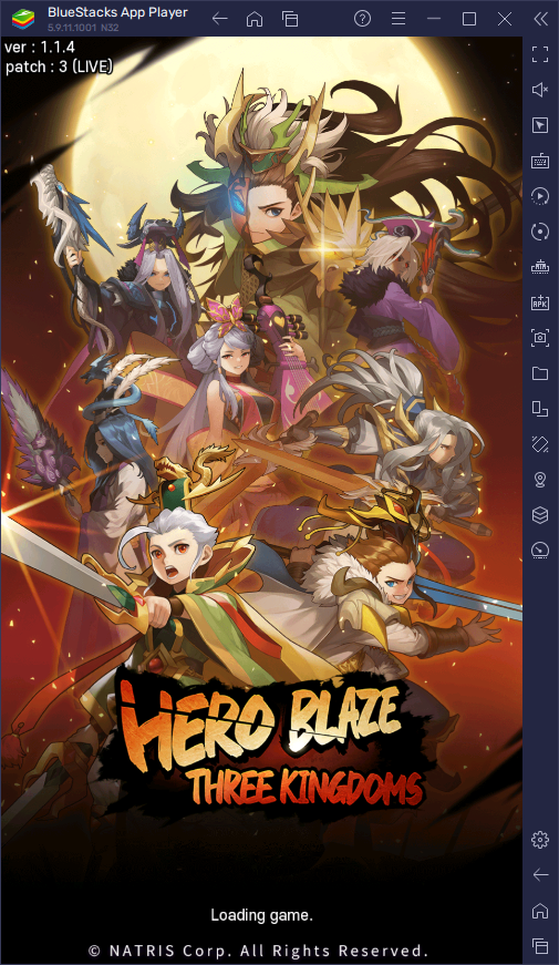 Hero Blaze: Three Kingdoms on PC - How to Use Our BlueStacks Tools to Enhance Your Gameplay Experience