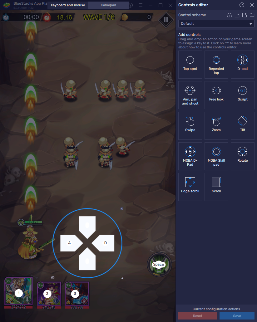 Hero Blaze: Three Kingdoms on PC - How to Use Our BlueStacks Tools to Enhance Your Gameplay Experience