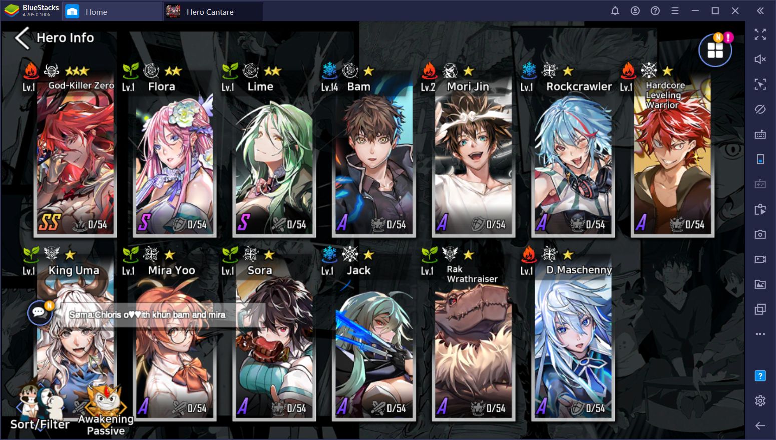 Hero Cantare With Webtoon Rerolling Guide And Tier List Of