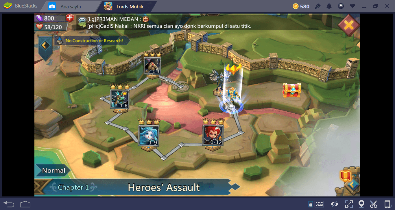 Lords Mobile: Using BlueStacks to Streamline Your Gaming Experience on PC