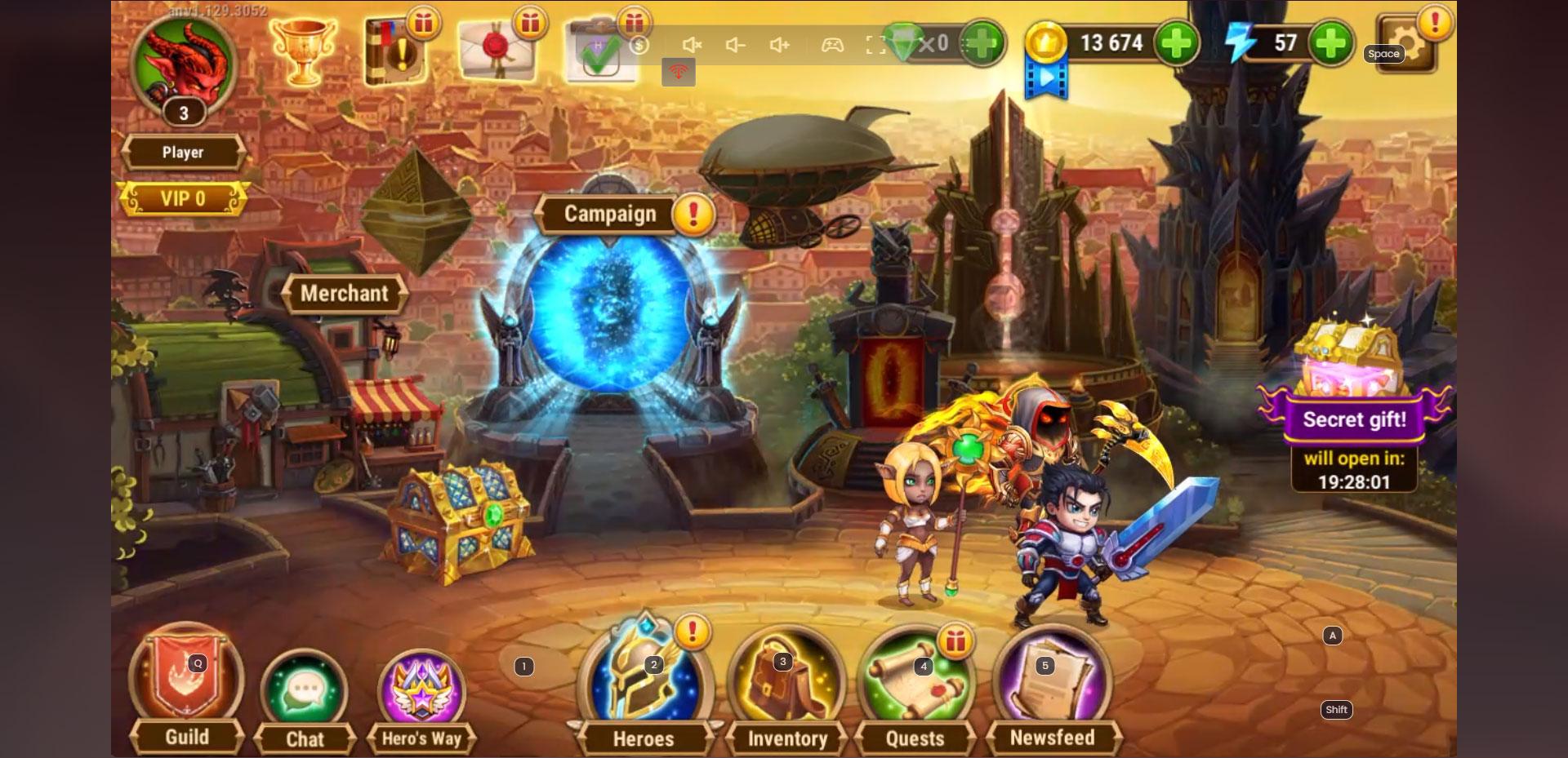 Cách chơi Hero Wars không cần tải và cài đặt bằng BlueStacks X