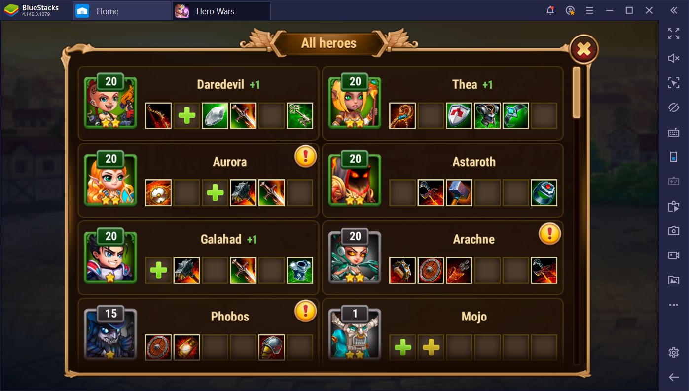 hero wars best team combos