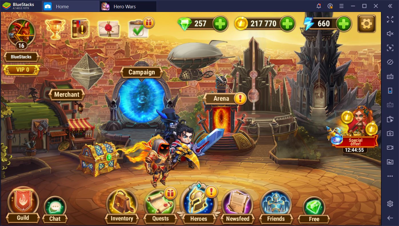 Bluestacks Farming Guide For Hero Wars Men S Choice Epic Fantasy