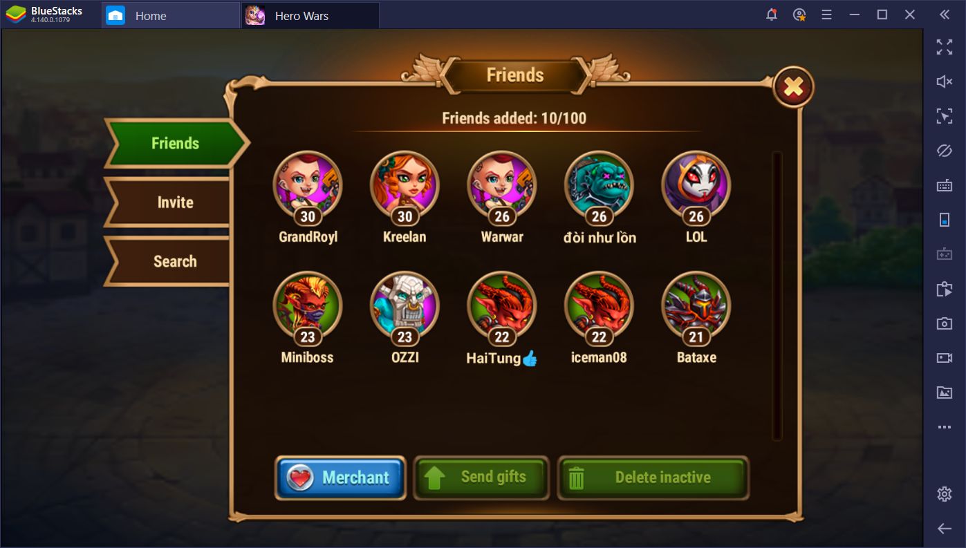 BlueStacks Farming Guide for Hero Wars