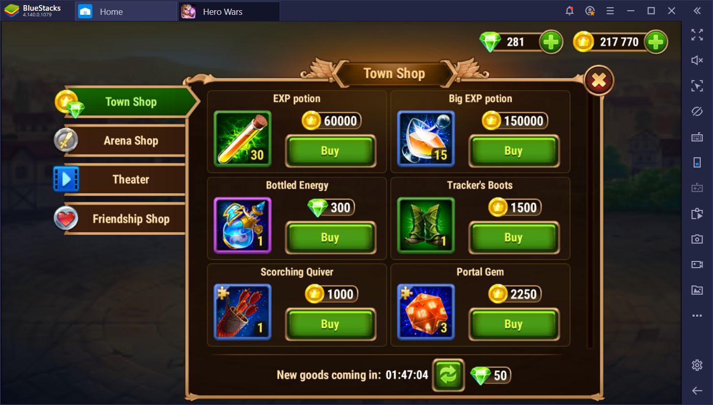 BlueStacks Farming Guide for Hero Wars