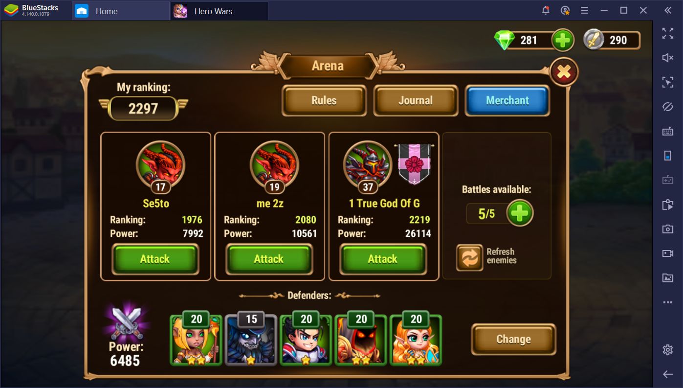 BlueStacks Farming Guide for Hero Wars