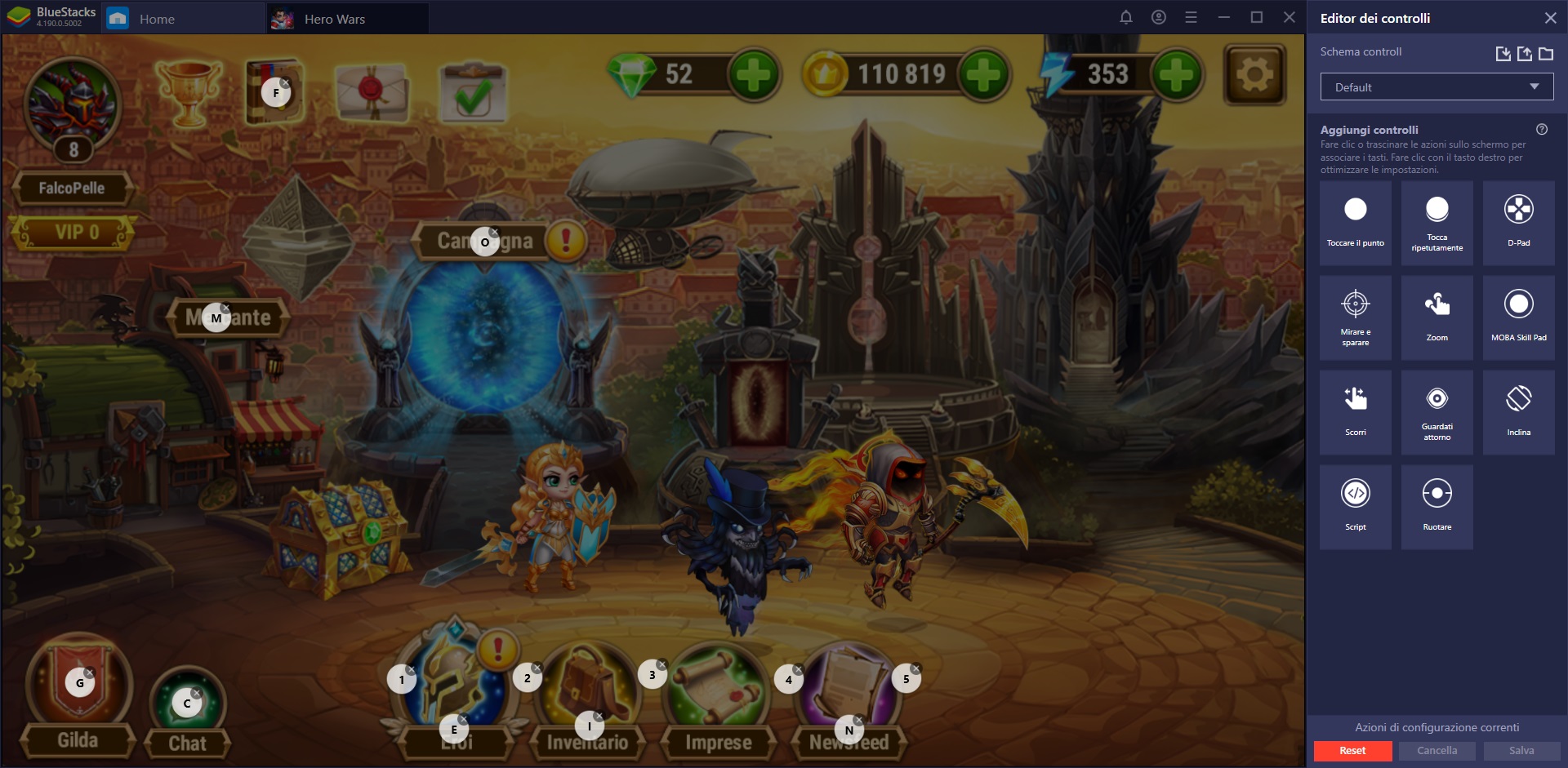 Gioca Hero Wars su PC con Bluestacks