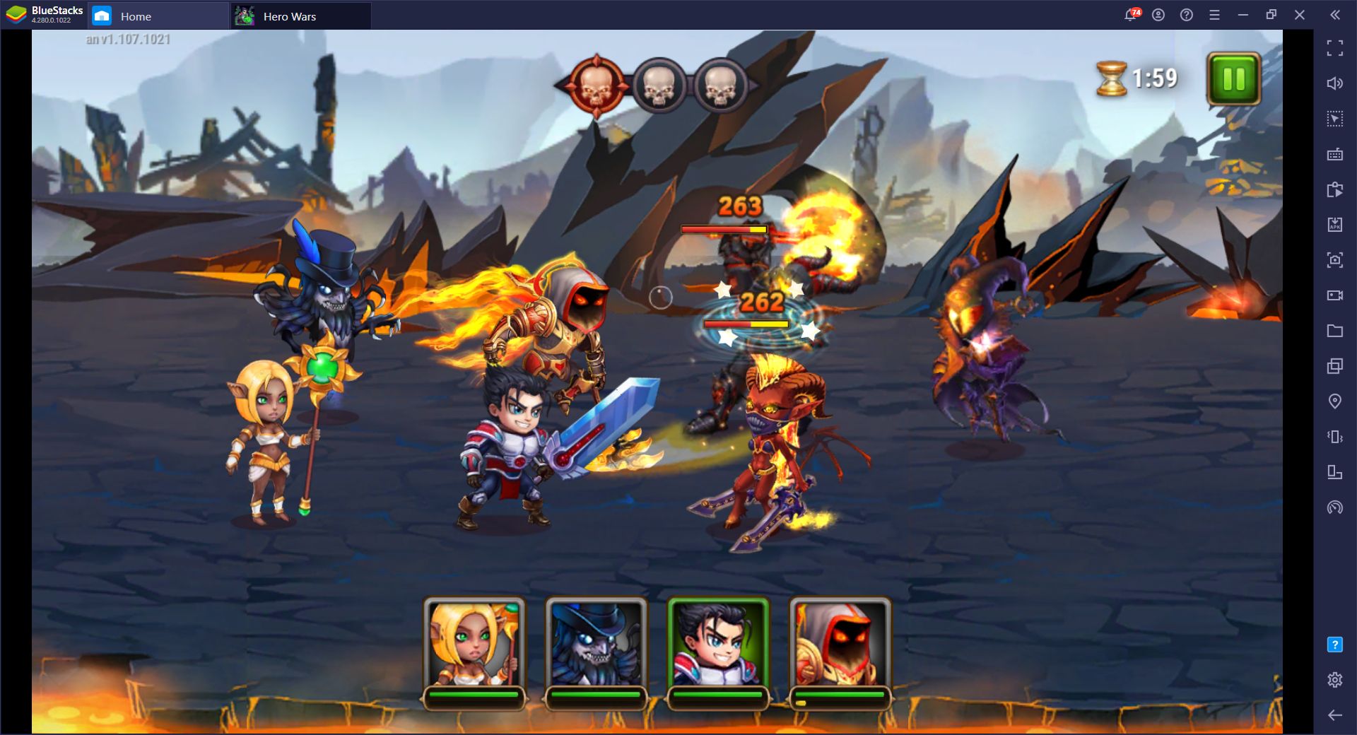 BlueStacks ile Hero Wars Oynayın, Avantaj Sizde Olsun