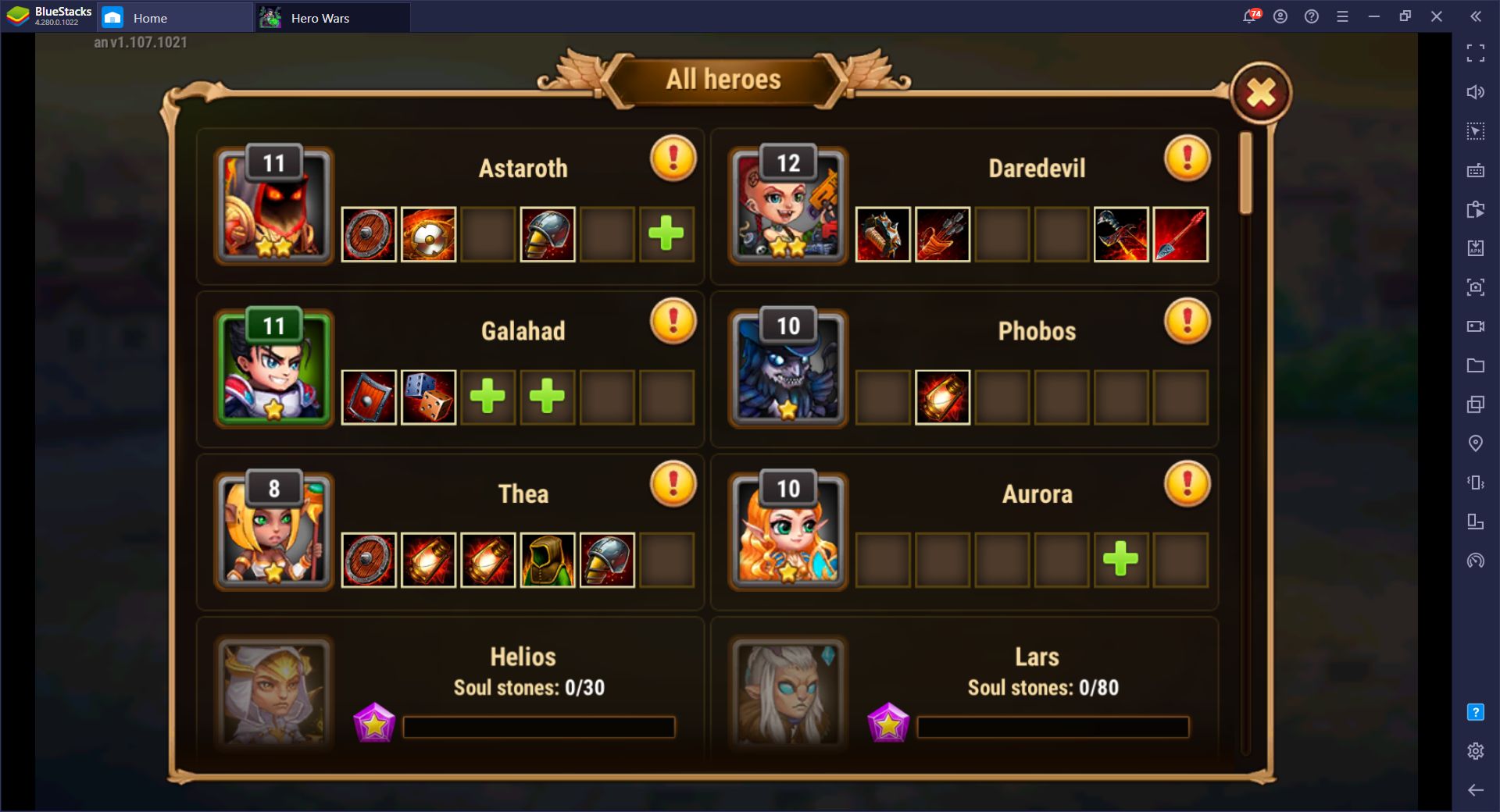 BlueStacks ile Hero Wars Oynayın, Avantaj Sizde Olsun