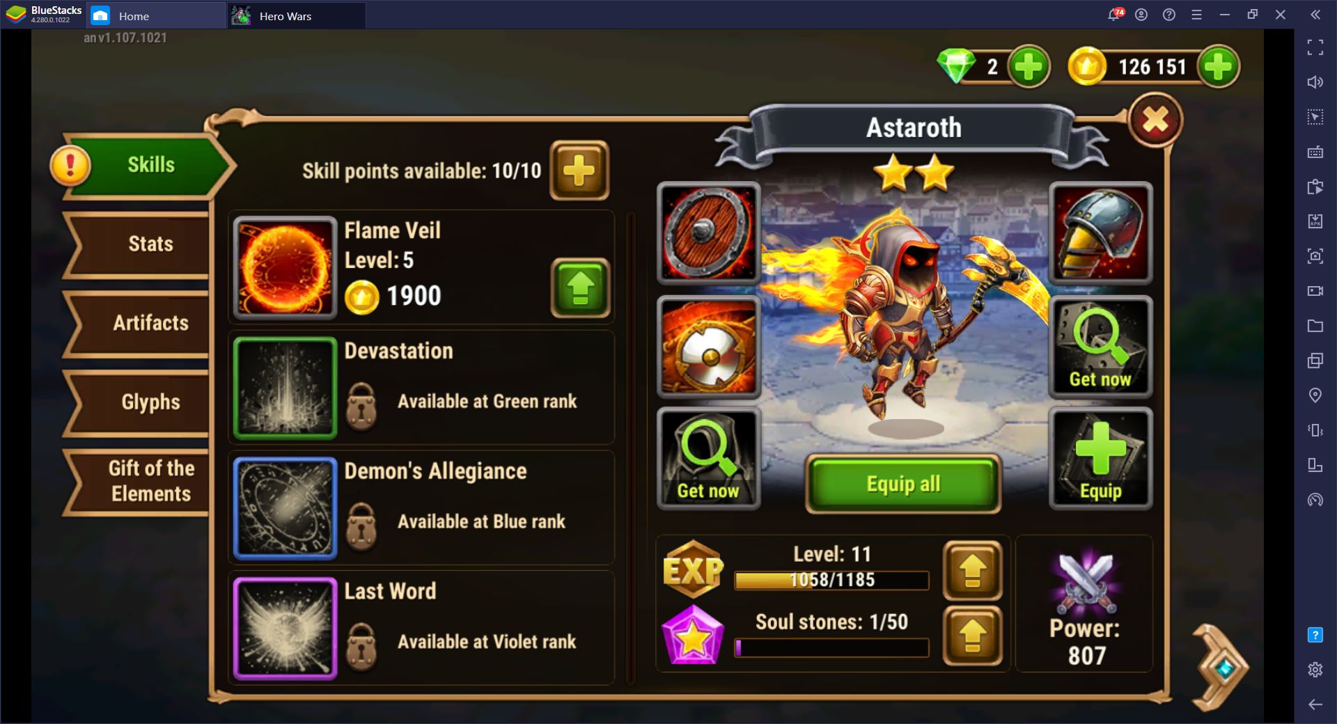 BlueStacks ile Hero Wars Oynayın, Avantaj Sizde Olsun