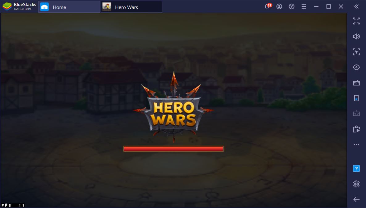 Como fazer Reroll no Hero Wars usando o BlueStacks?