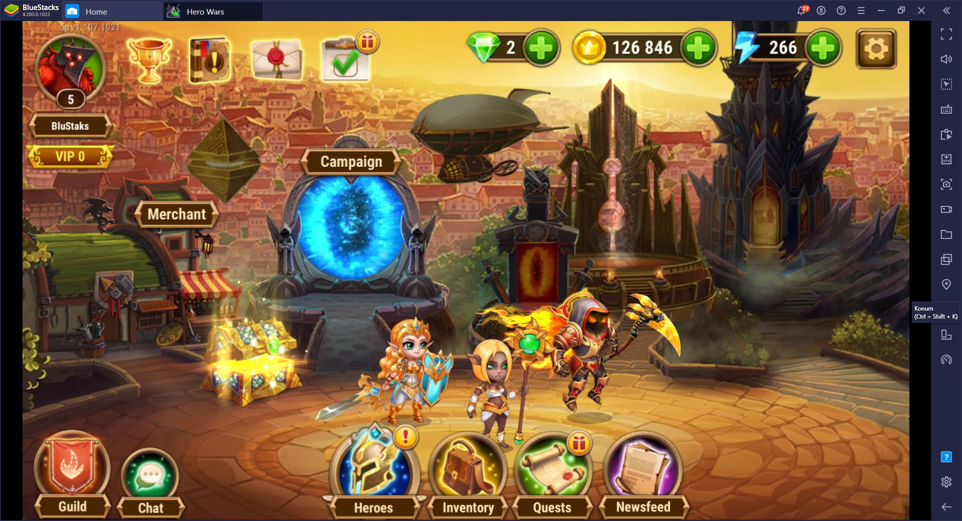 Hero Wars BlueStacks İncelemesi (2021)