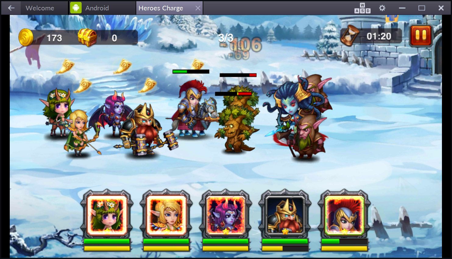 Heroes Charge review - conquering massive action RPG game