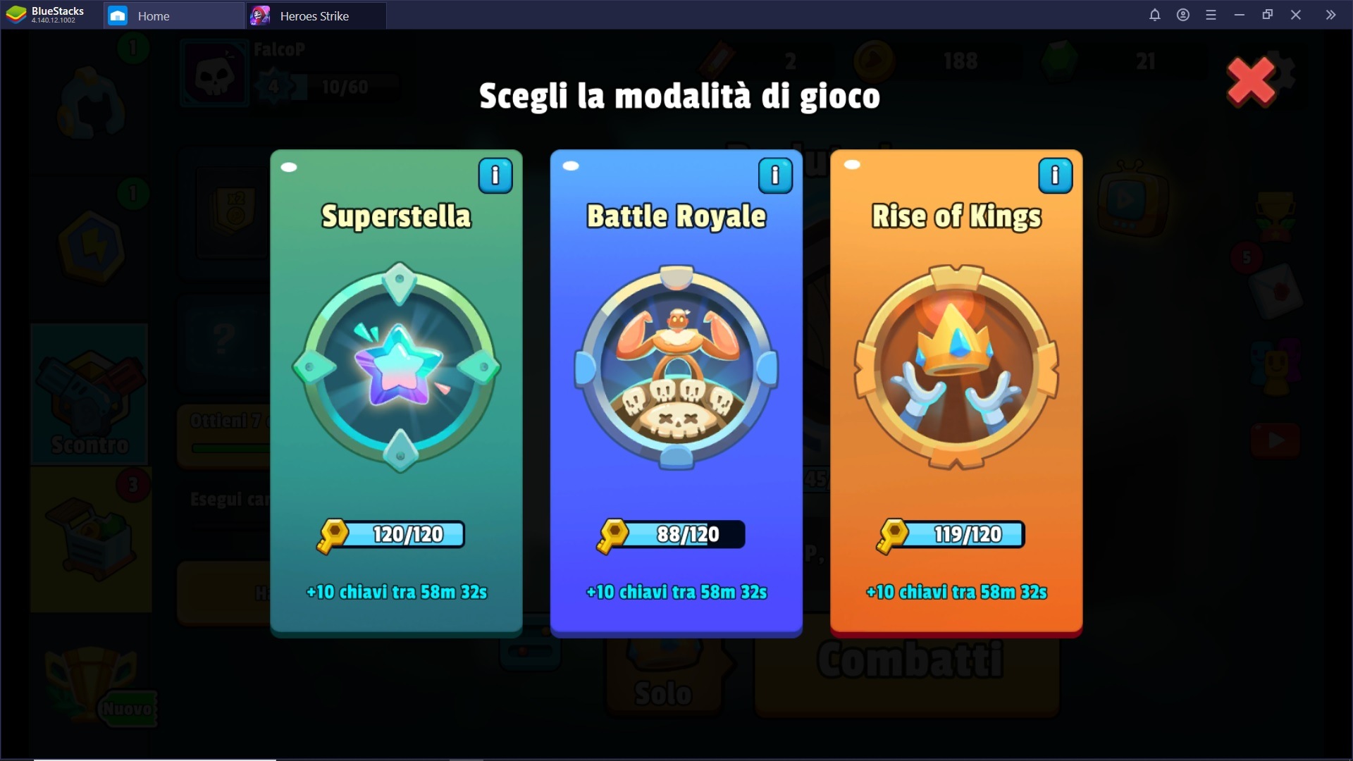 Come affrontare le modalità di Heroes Strike