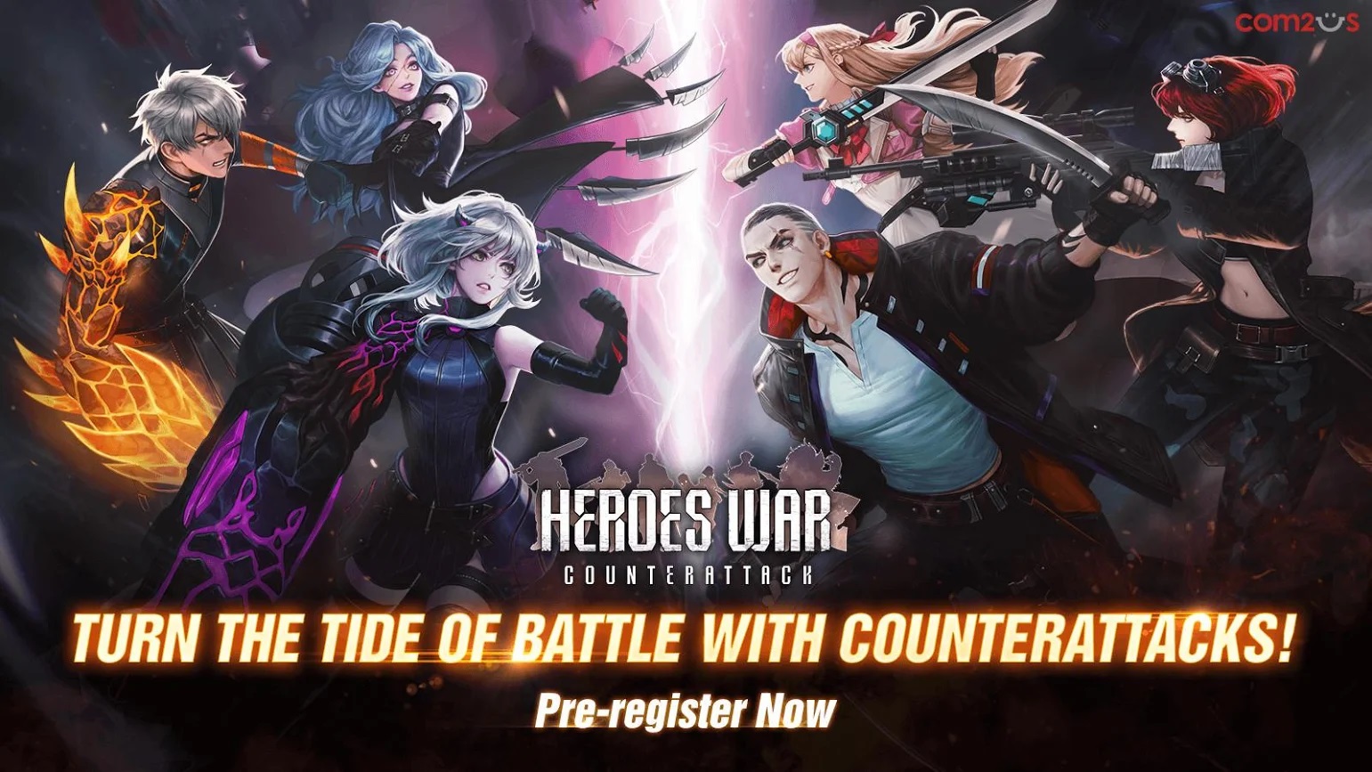 ‘Summoners War’ Developer Com2uS is Releasing ‘Heroes War: Counterattack’ Soon. Pre-Registrations Open