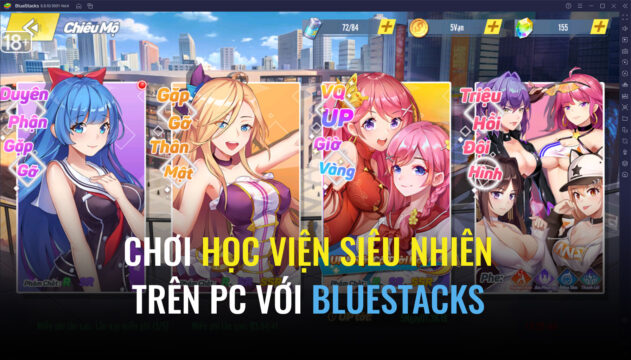 Cùng chơi Học Viện Siêu Nhiên trên PC với BlueStacks