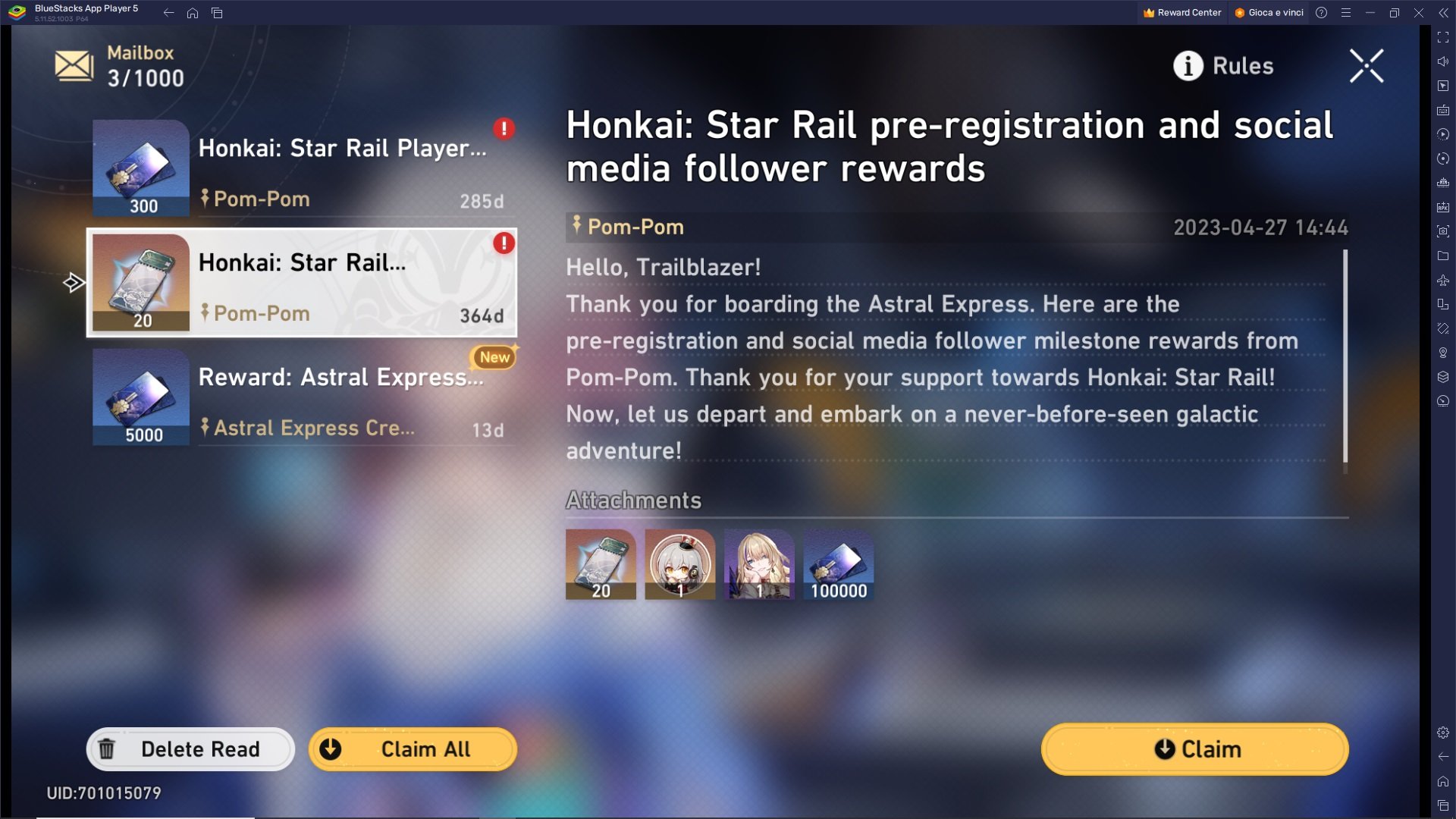 Honkai: Star Rail è finalmente disponibile - Scopri come giocarlo su PC con BlueStacks