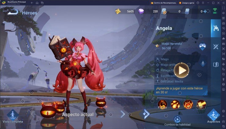 Las mejores construcciones de Angela en Honor of Kings habilidades, sinergias y contraataques