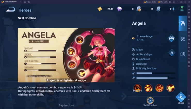 Die besten Angela Builds in Honor of Kings – Fähigkeiten, Synergien und Couter