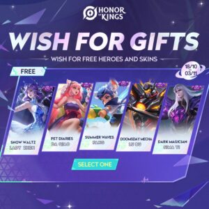 Honor of Kings: Unlock Free Skins with Wish for Gift Event