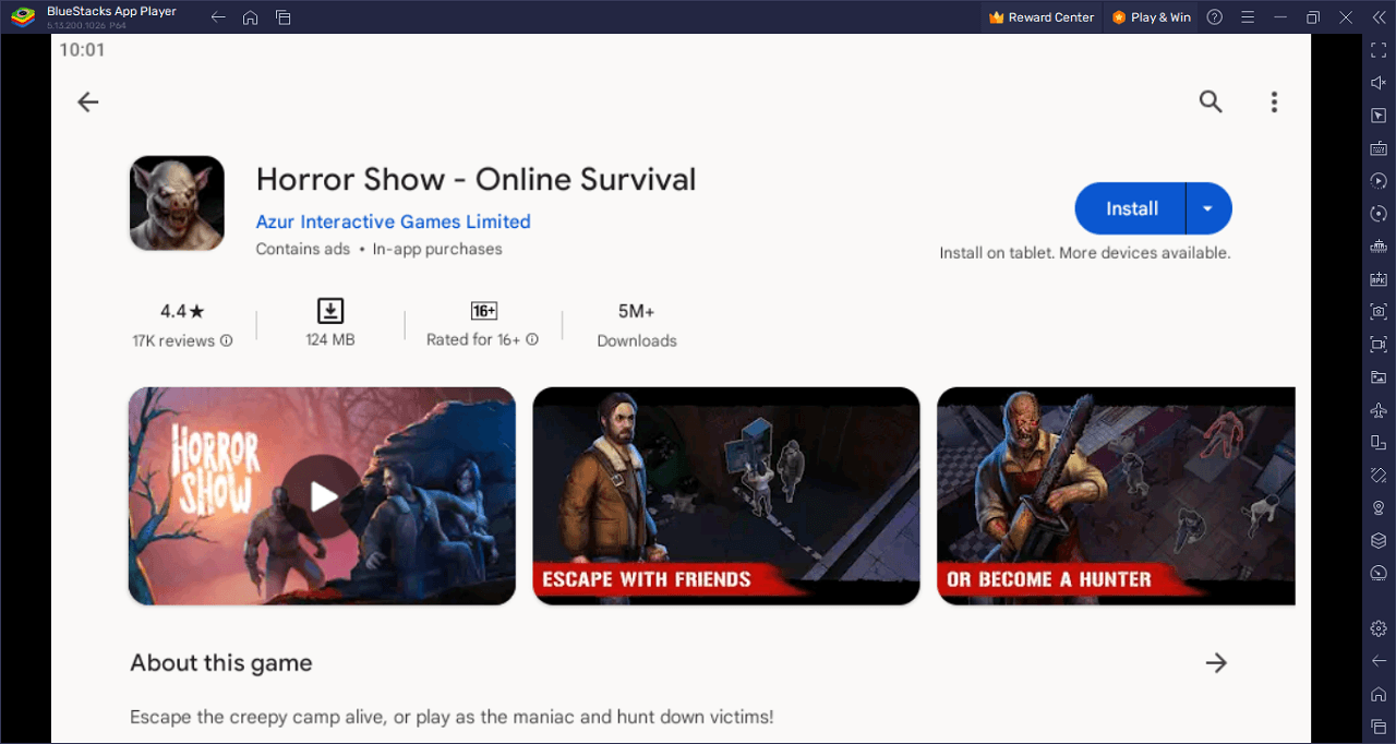How to Play Horror Show - Online Survival on PC With BlueStacks