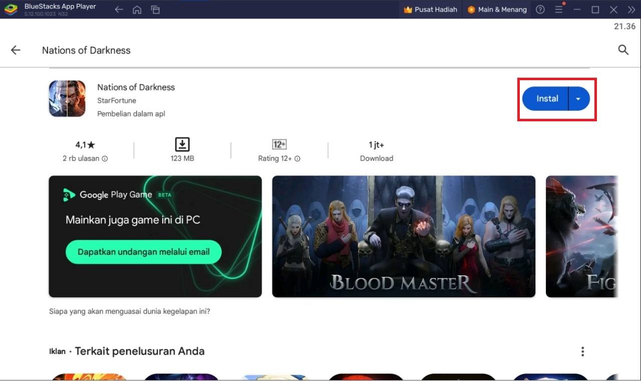 Panduan Cara Bermain Nations of Darkness di PC Menggunakan Bluestacks
