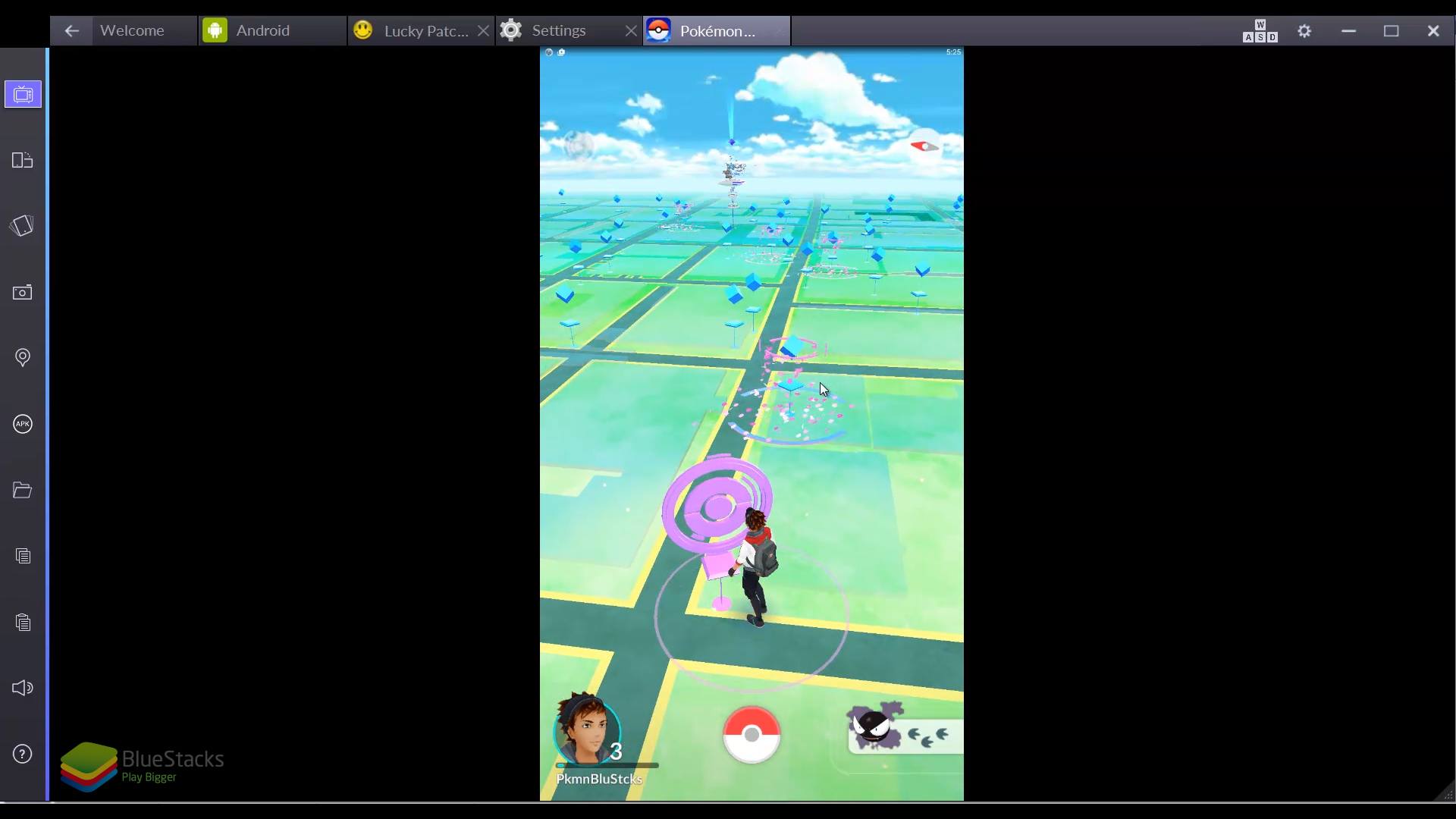 bluestacks x pokemon go