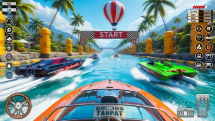 How to Install and Play Speed Boat Racing: Boat games on PC with BlueStacks