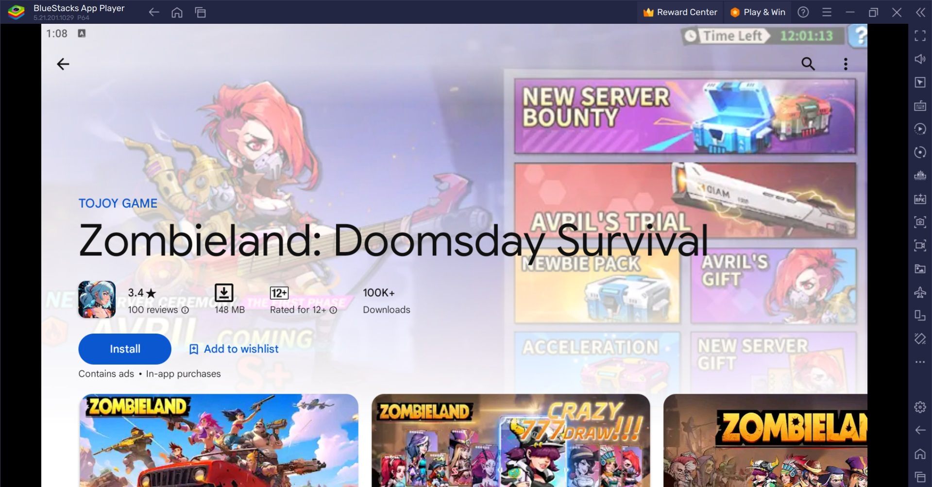 Come giocare a Zombieland: Doomsday Survival su PC con BlueStacks