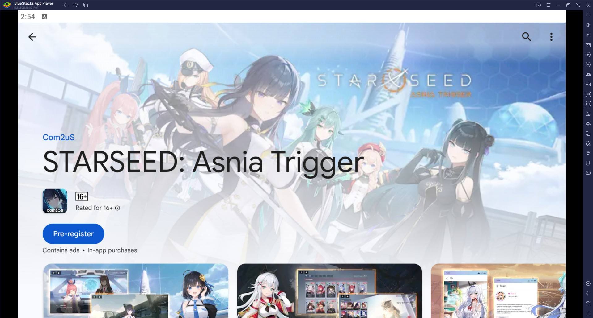 Come giocare a STARSEED: Asnia Trigger su PC con BlueStacks