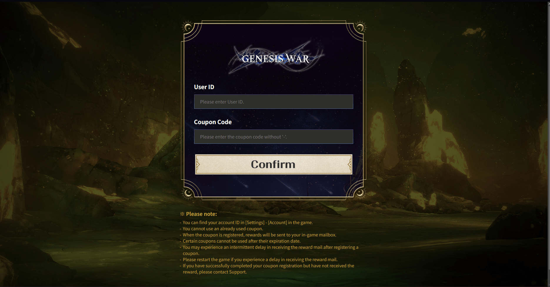 Genesis War All Active Redeem Codes in April 2026