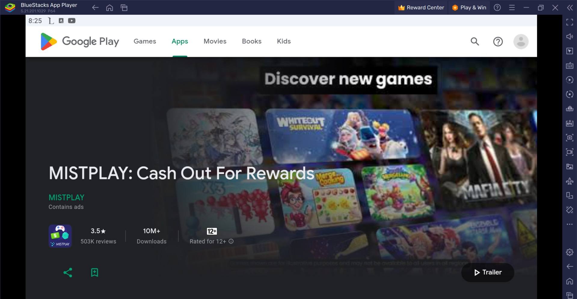 How to Play MISTPLAY: Cash Out For Rewards on PC with BlueStacks